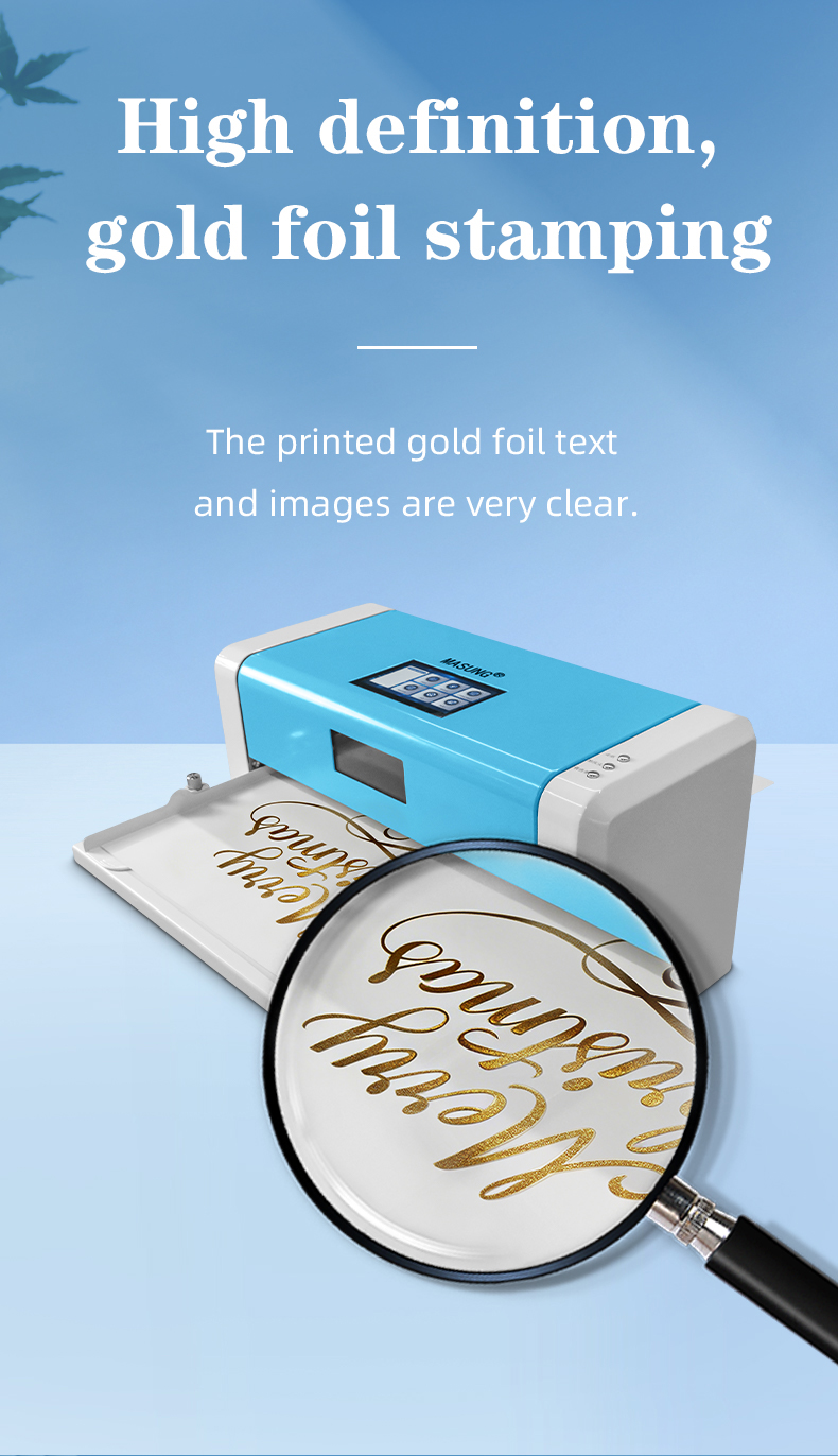 gold foil printing machine 