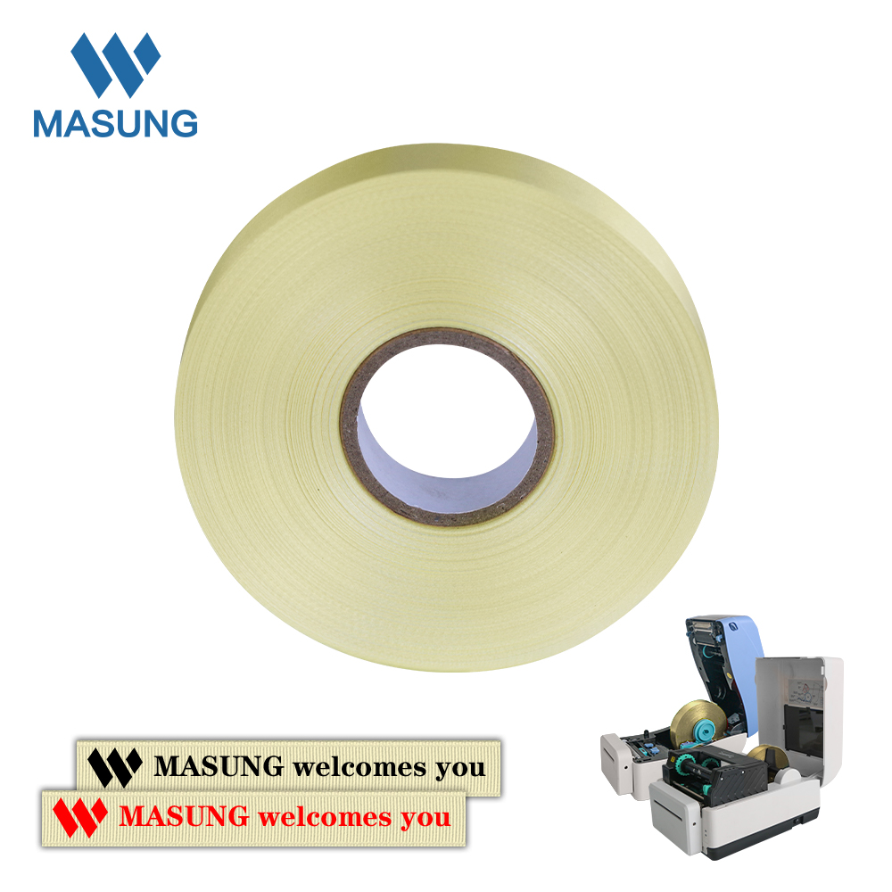 25mm yellowish silk ribbon roll