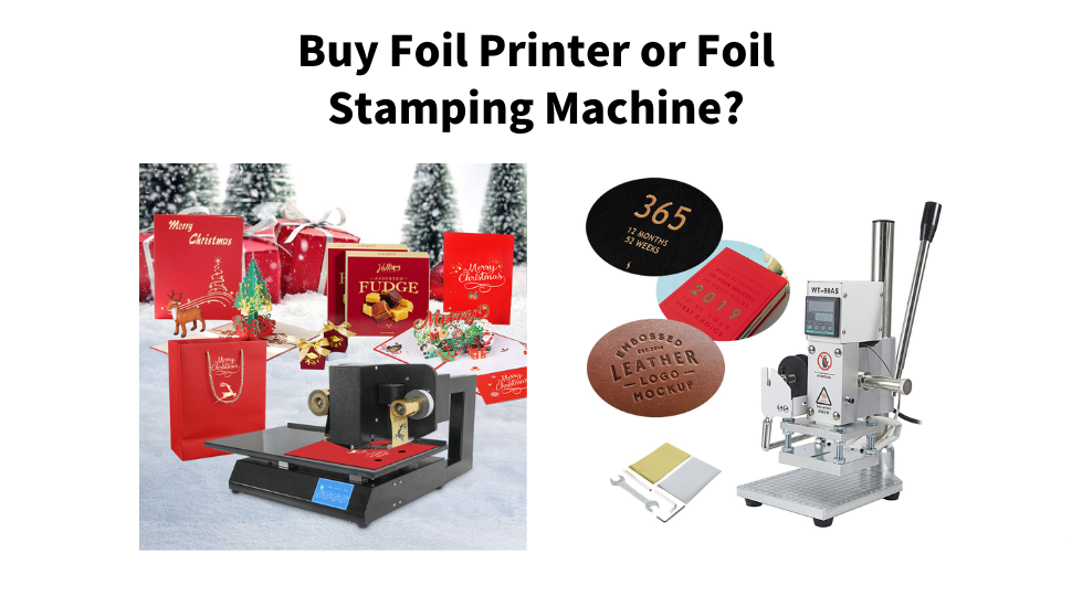 Foil Printing Machine VS Foil Stampings Machine