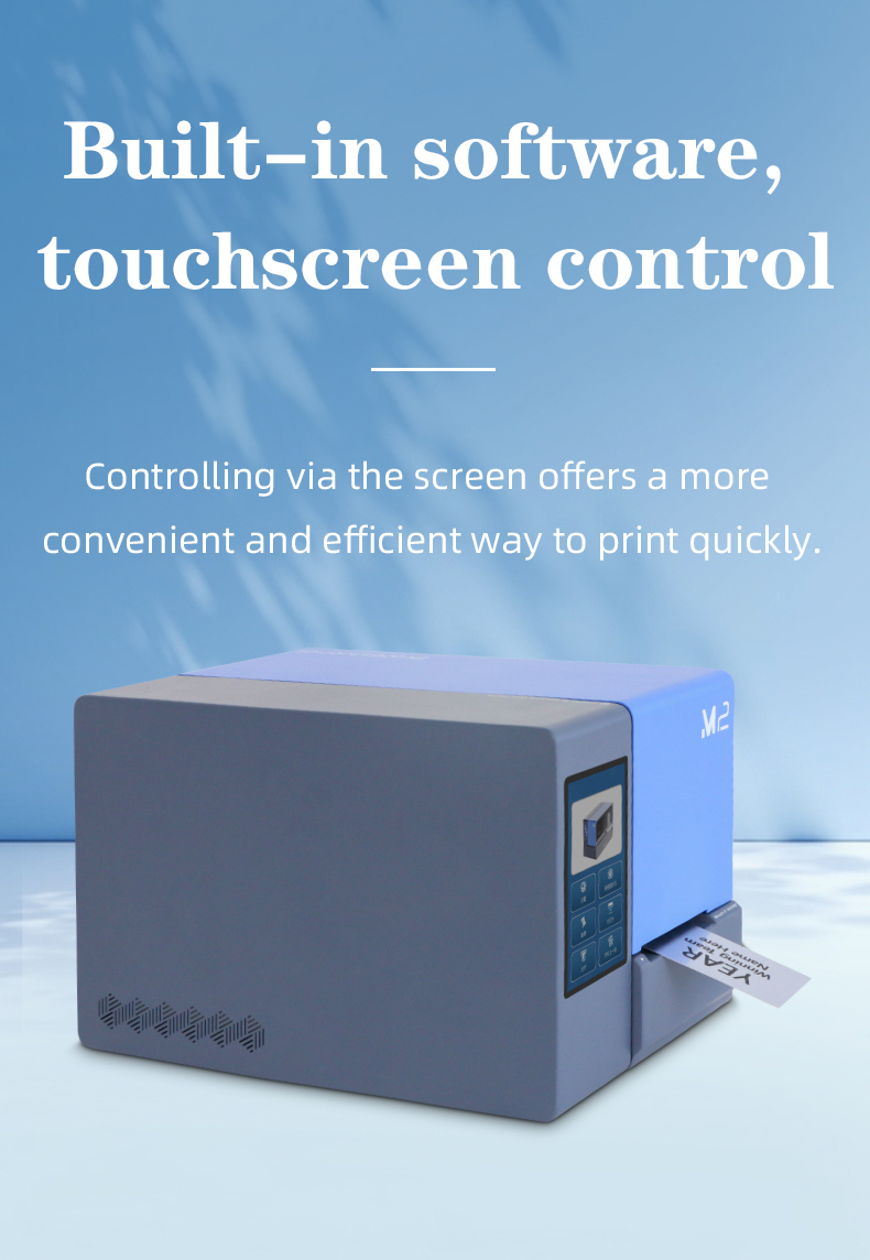 MS-ZK650-M2 card printer with built-in software