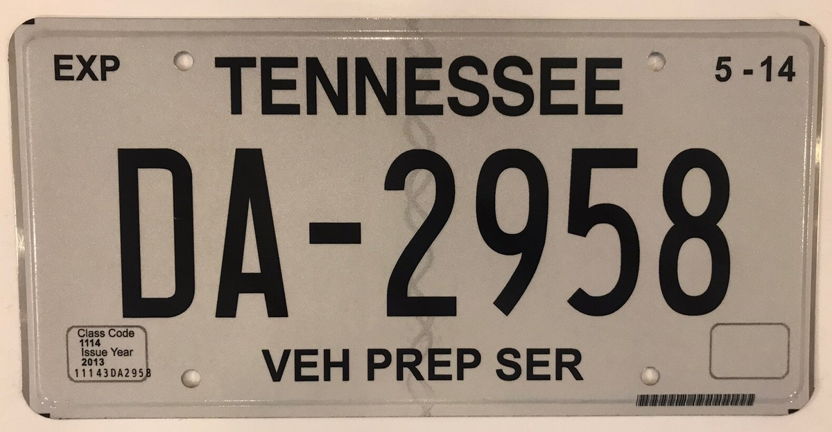 Temporary licence plate
