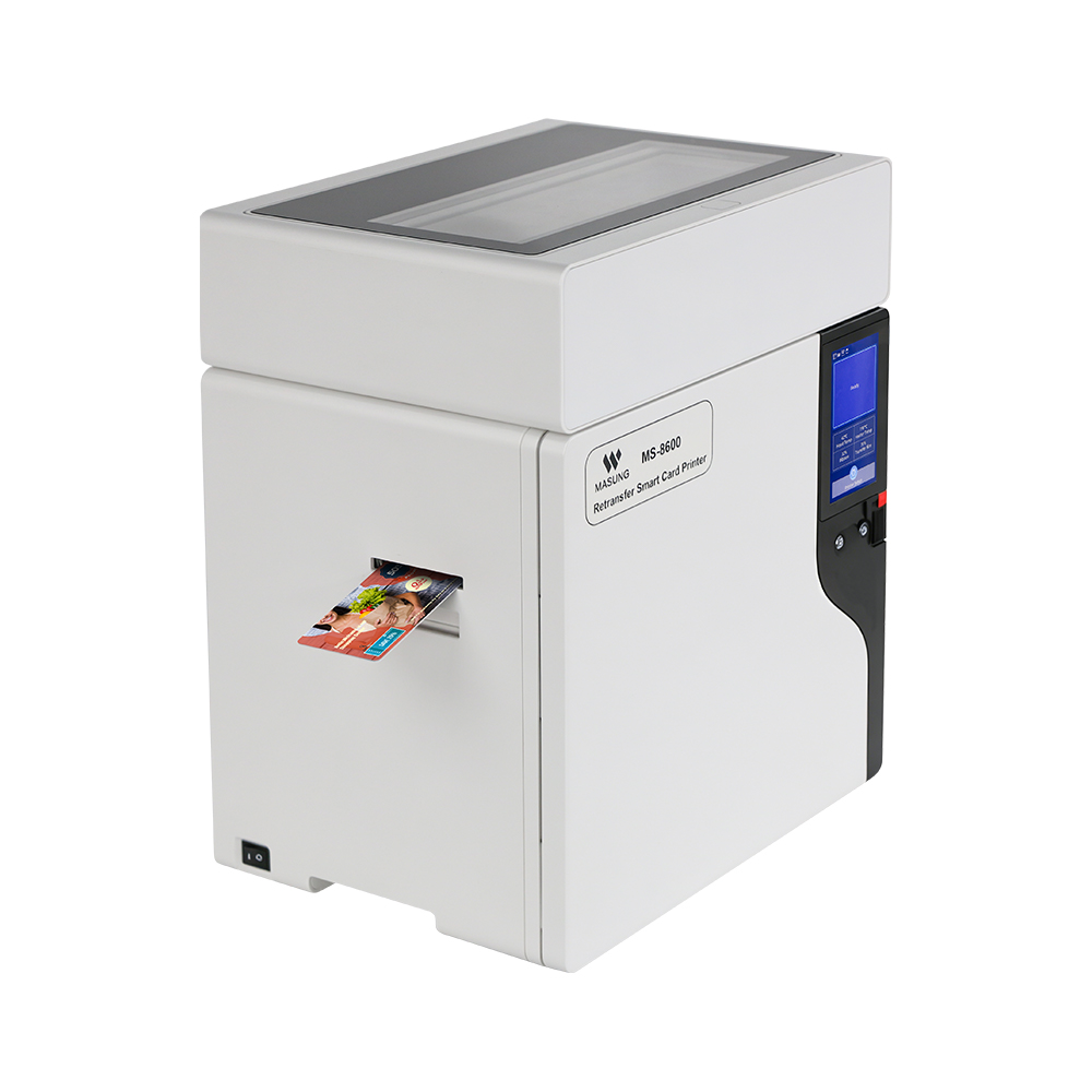 Masung MS-8600 Industrial-Grade 600 DPI Color Retransfer PVC Card Printer - Image 5