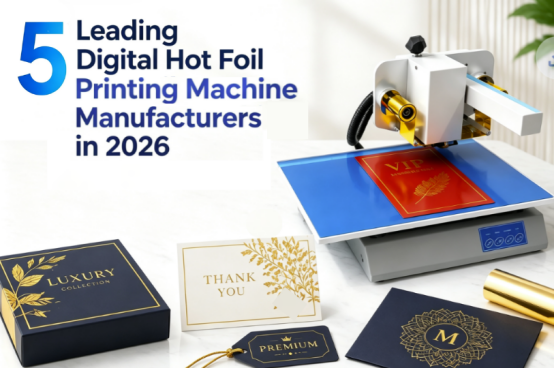 5 leading digital hot foil printing machine manufacturers in 2026