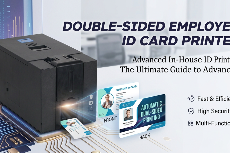double sided employee id card printer