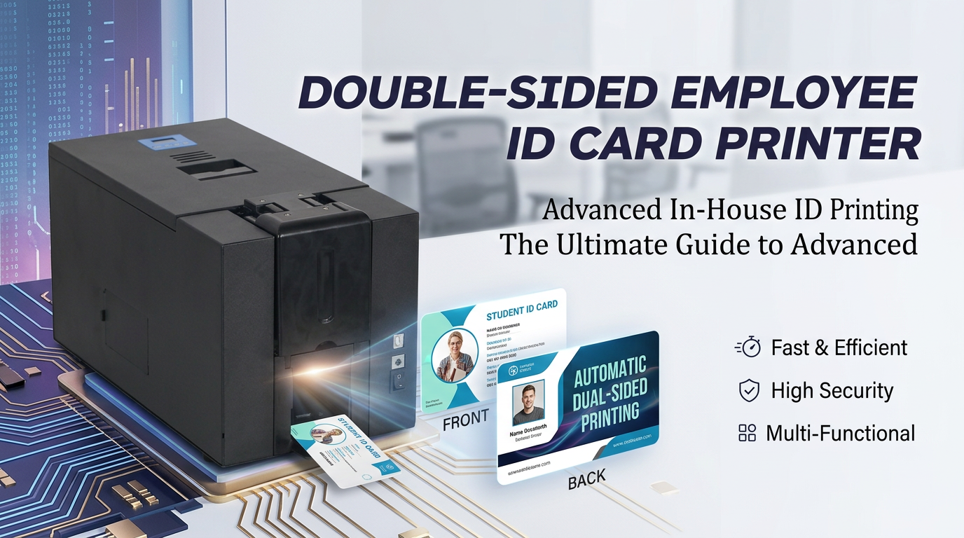 double sided employee id card printer