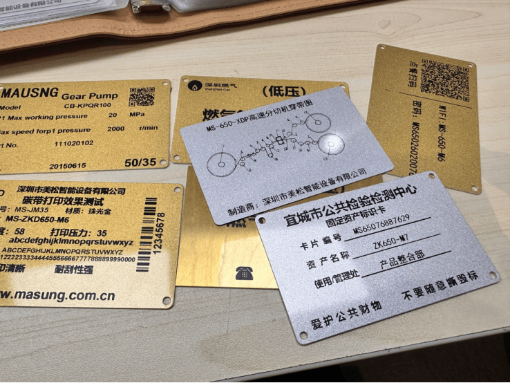 masung ms zk650 m6 printer for metal & aluminum nameplates